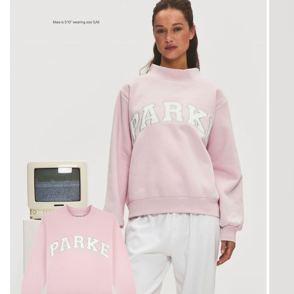 PARKE Women's “Sprinkle” FLEECE
Varsity Mockneck S/M
Brand New In Bag AUTHENTIC - Picture 8 of 8